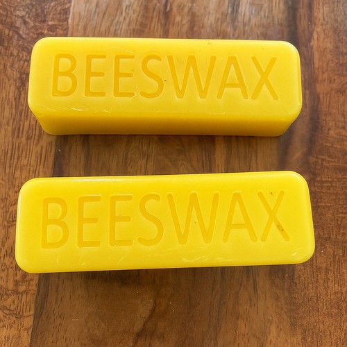 Yellow beeswax blocks - yellow,
