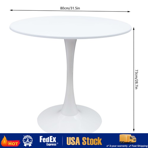 Mid century white round - mid-century,