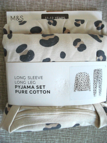 Girls cotton pyjamas age - , 11-12