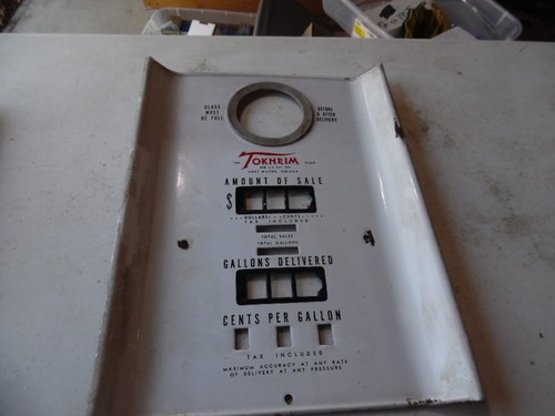 Tokheim gas face - , panel