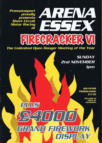 Arena essex 1997 - 1997, firecracker