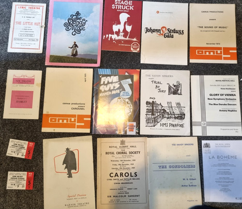Joblot theatre programmes - joblot,