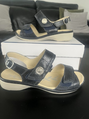 Padders grazia leather blue - leather,