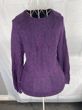 Topman Purple Knit Jumper Size