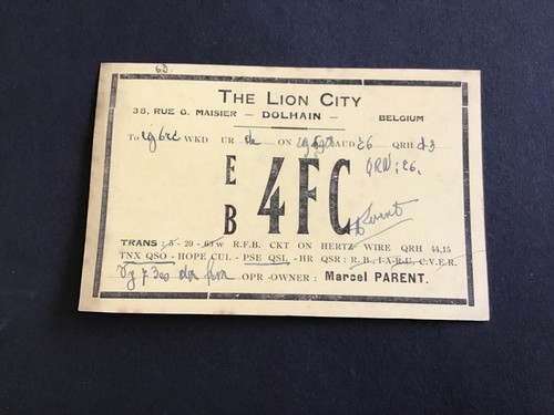 Vintage qsl radio - vintage,