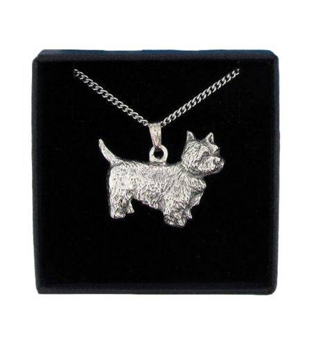 Westie pendant gift box - westie,