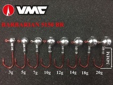 Round ball jig heads 2/0 vmc