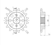 520 Teeth 15 Step Sprocket for