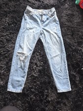 Ladies Distressed Style Denim