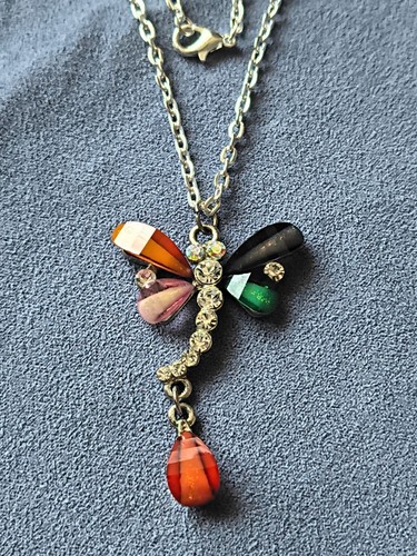 Dragonfly pendant necklace - dragonfly,