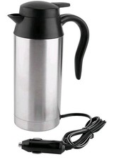Electric Car Kettle, 750ml Stainless Steel 12V Cigarette Lighter Thermo Mug