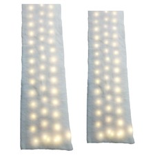 Artificial Snow Carpet Backdrop Decor Snow Roll with Lights Winter Decor