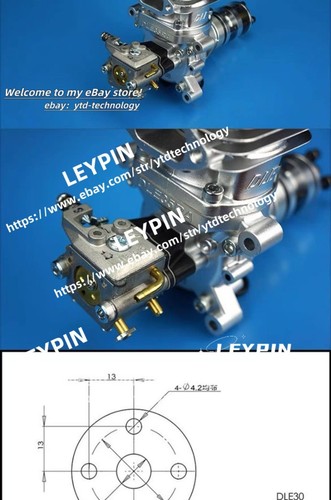 Brand new dle35ra engine - brand,