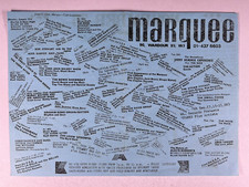 Motorhead Judas Priest Flyer The Marquee Club Original Line Up London Nov 1975