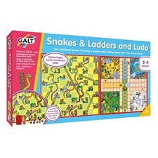 Galt Toys, Snakes & Ladders and Ludo, Classic Board Game, Ages 3 Years Plus, 