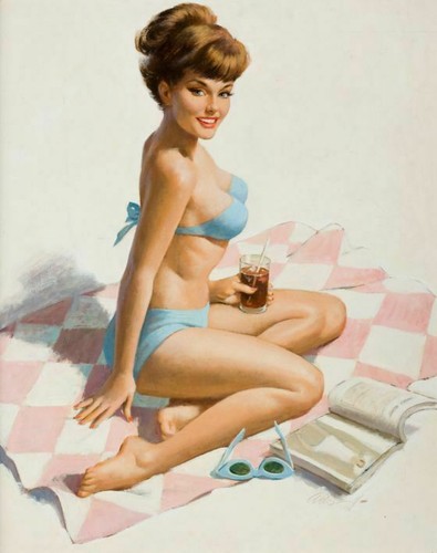 Vintage pin beach - vintage,