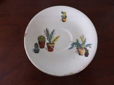 Alfred Meakin Saucer Cactus pattern very rare pattern & Early work of His 
