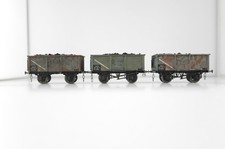 3 x Bachmann 37-255 ZHV 16t Steel Mineral ADB552821 - Weathered OO Gauge  USED