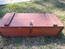 Vtg Handmade TOOLBOX Solid
