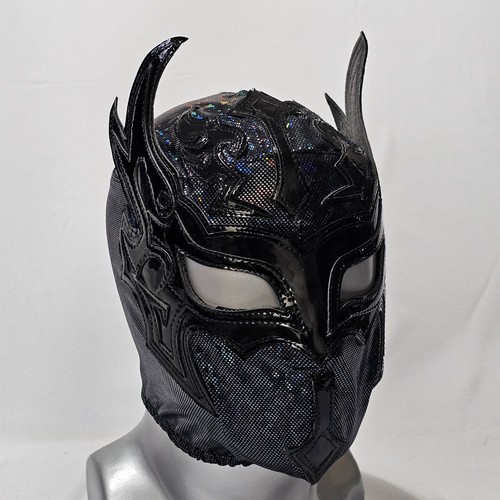 Black wrestling mask luchador - wrestling,