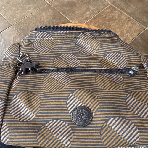 Kipling navy tan white - navy,