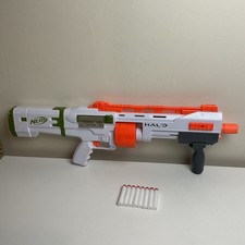 Nerf Halo Bulldog SG Dart Blaster Gun 10 Shot Pump Action Shotgun with darts