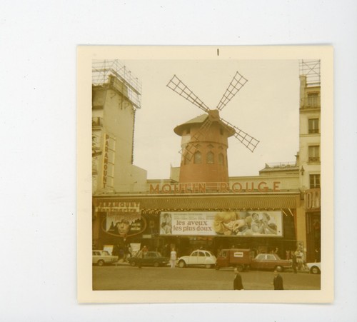 Vintage photo moulin rouge - moulin,