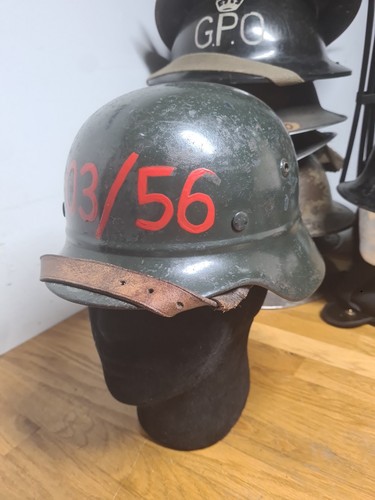 Ww2 german m35 beaded helmet - ww2,