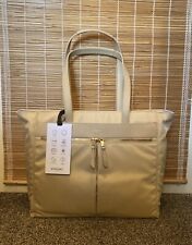 Knomo Grosvenor Place 14”Laptop Shoulder Work Travel Tote Bag Beige New RRP £199