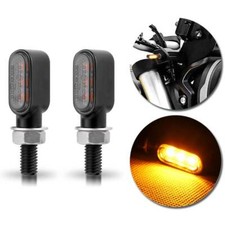 Black Motorcycle LED Mini Turn