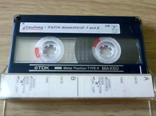 TDK MA-X 60 Metal Position/Type IV Audio Cassette. Mid 80s.