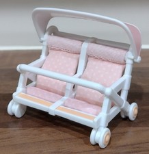 BRAND NEW **** NO BOX **** Sylvanian Families Double Pushchair