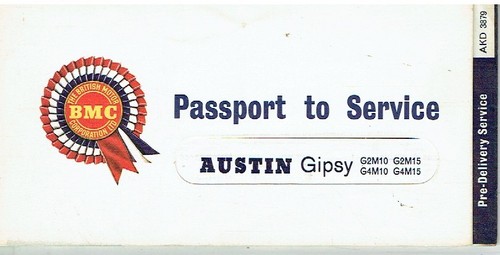 Austin gipsy g2m10 g2m15 - (g2m10,