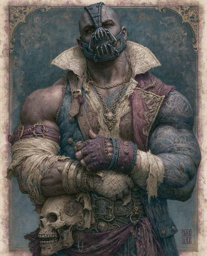 Bane purple fur lined - in, armor