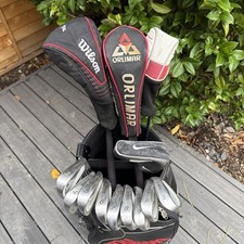 FULL MENS RIGHT HANDED WILSON X31 GOLF SET WITH WILSON STAFF BAG. FREE UK POST
