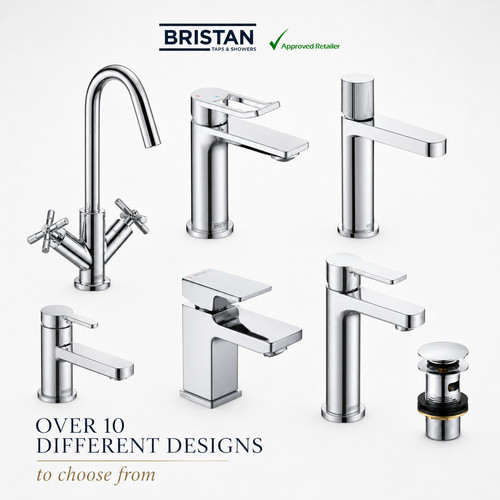 Bristan polished chrome basin - chrome,