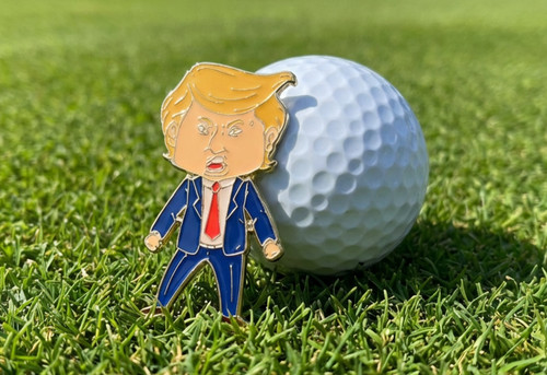 Happy trump golf ball - (new),