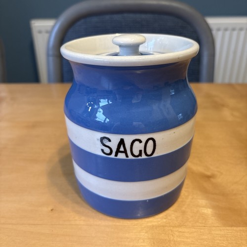 Green cornishware sago - g,