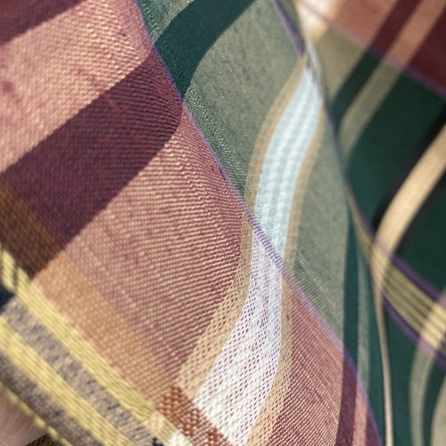 Dark green deep red plaid - dark,