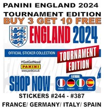 PANINI ENGLAND 2024 TOURNAMENT EDITION STICKER COLLECTION #244 - #387 OTHERS