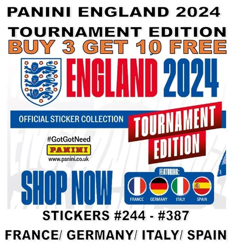Panini england 2024 tournament - panini,