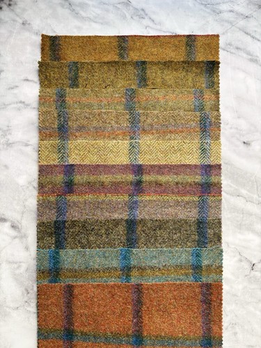 Woven wool fabric samples x10 - wool,
