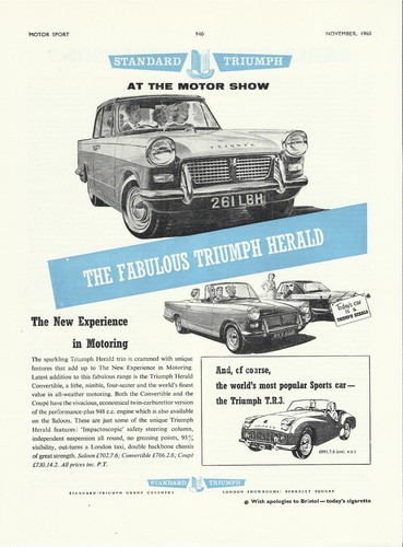 Triumph herald saloon - triumph,
