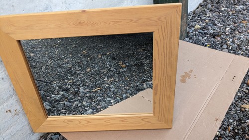 Large wide framed - , mirror