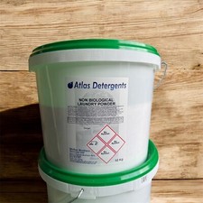 NON Bio Washing Powder Laundry 10Kg Cleaning Detergent Tub Up To  250  Washes