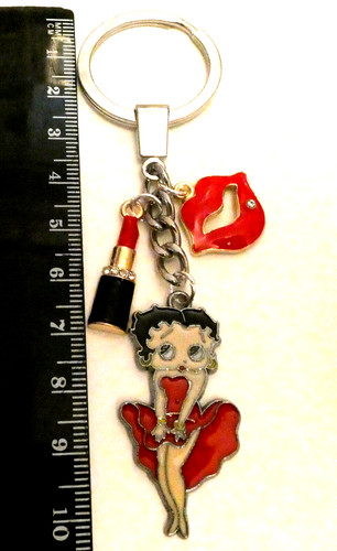 Betty boop posh red dress - red,