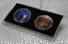 JACK THE RIPPER & GREAT FIRE OF LONDON Commemoratives in 50p Coin Display Case