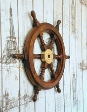 18" Brass Center Nautical Boat
