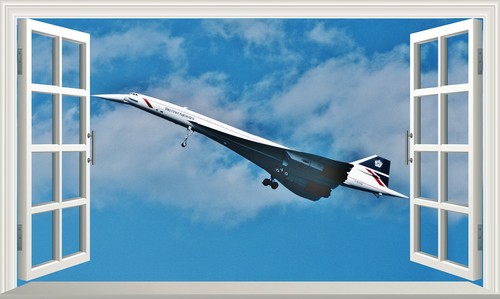 Concorde supersonic jet - concorde, 3d