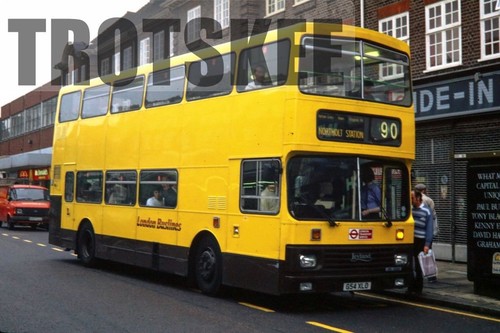 35mm slide london buslines - 35mm,